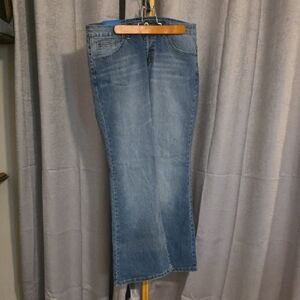 Angels Straight Leg Jeans in Light Blue